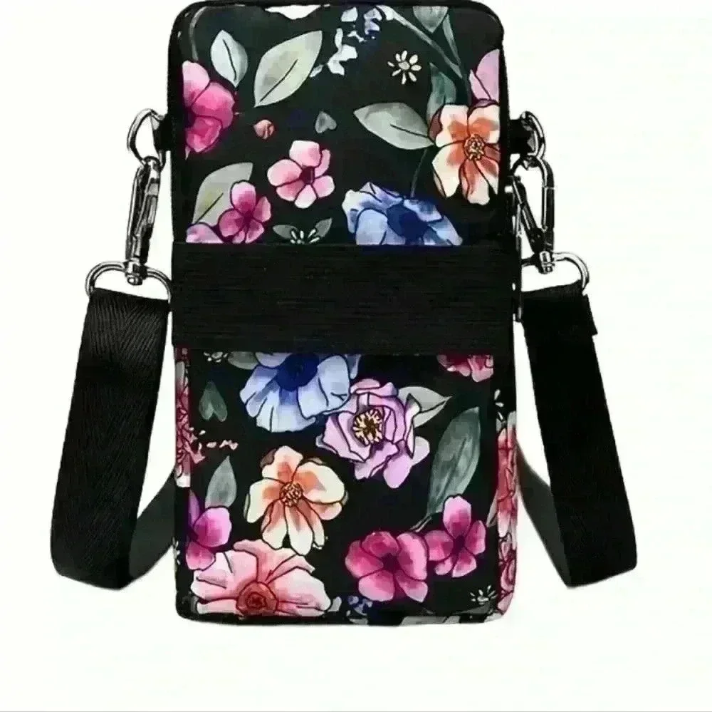 NWOT Floral Crossbody Phone Purse